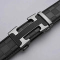 Premium Men's Automatic Buckle Belt - Genuine Leather