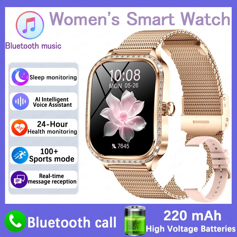 Luxury Smart Watch for Women - 1.75" HD Display & Bluetooth