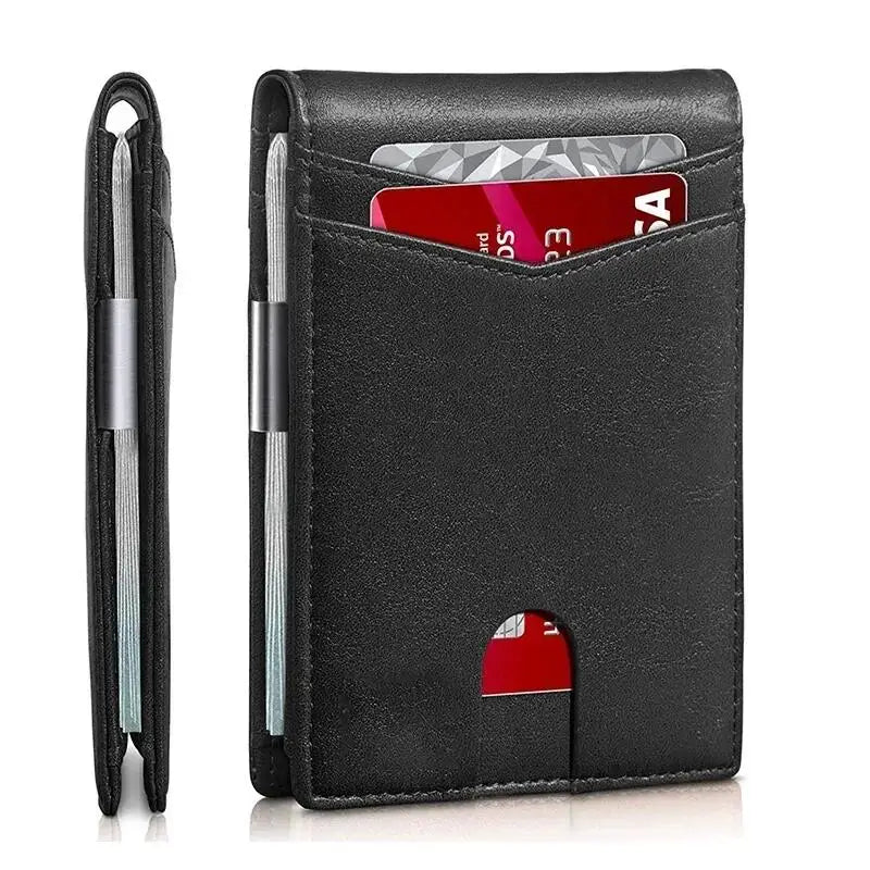 Premium Carbon Fiber Wallet - Slim RFID Blocking Card Holder