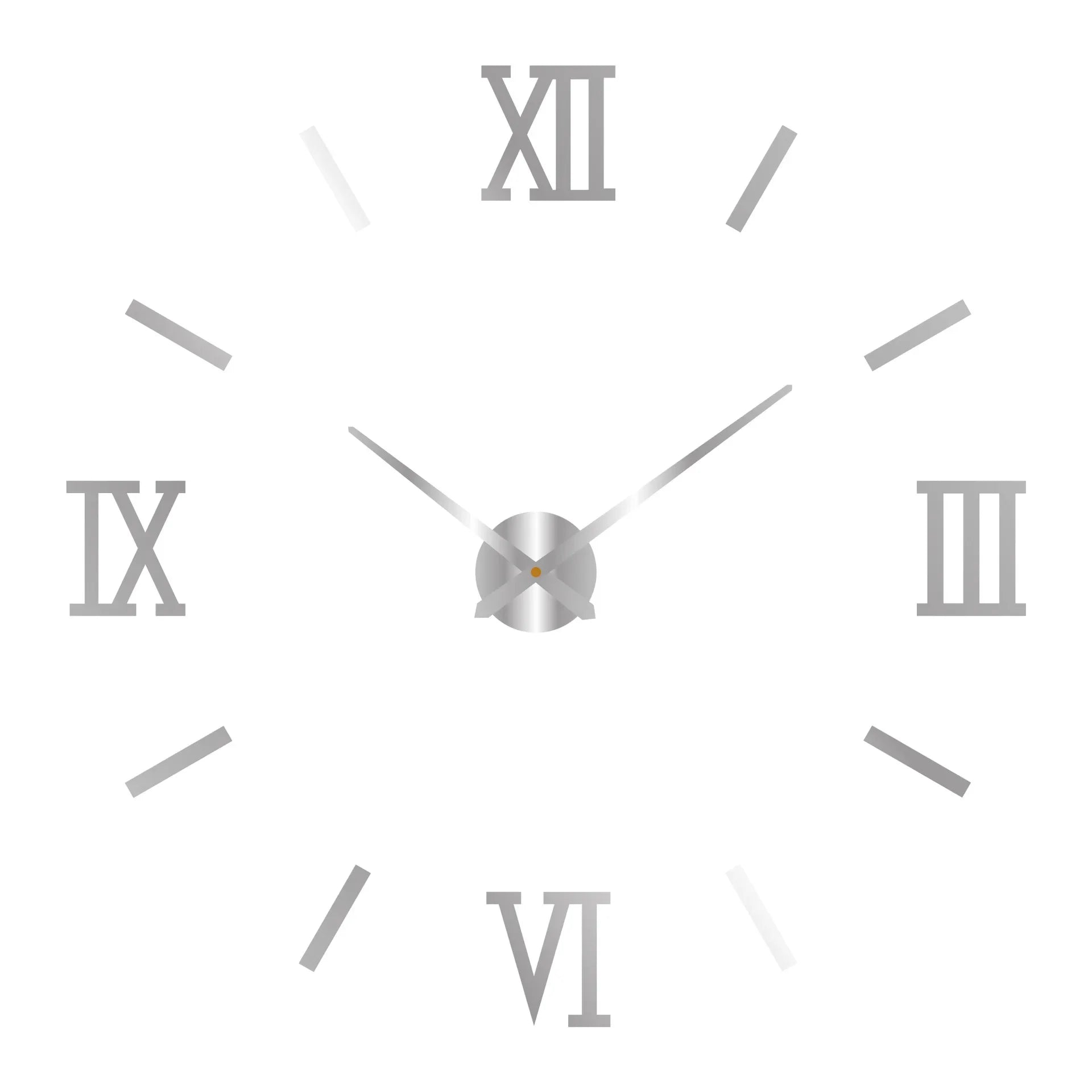 Elegant Modern Large Wall Clock - 3D DIY Quartz Design