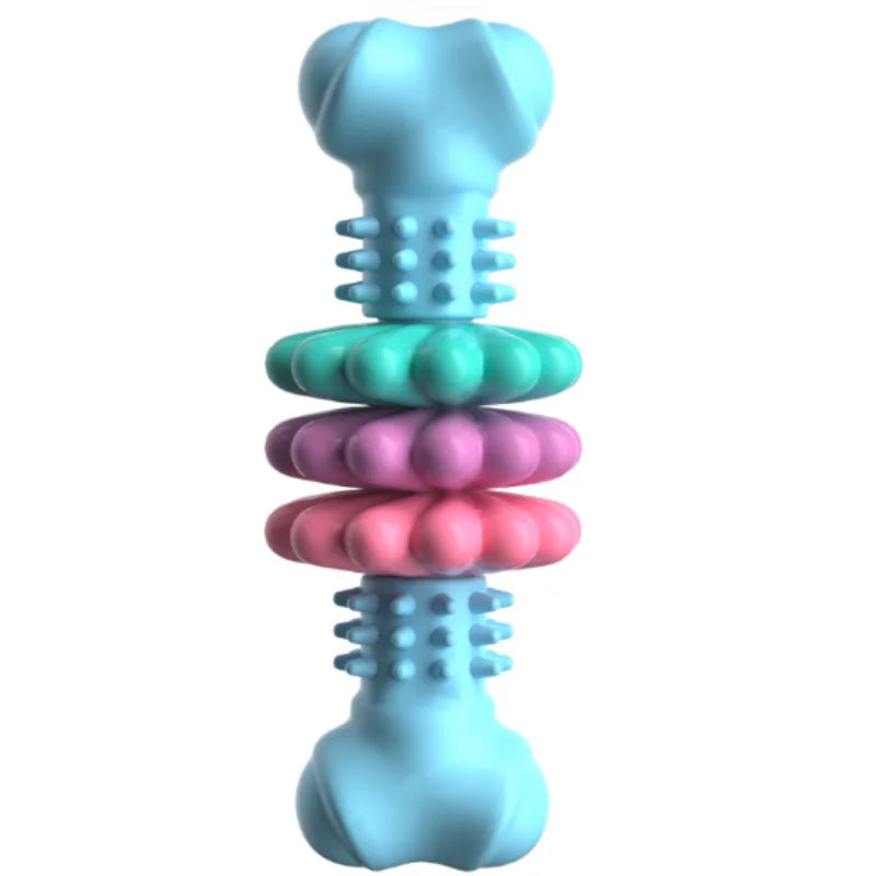 Premium Dog Chew Toy - Dental Cleaning & Leaky Treat Function