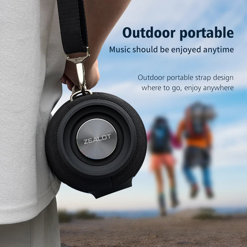 Ultimate Outdoor Waterproof Speaker - Booming Bass & 40H Play
