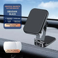 Universal Magnetic Phone Car Mount - Obsidian Black Alloy Holder