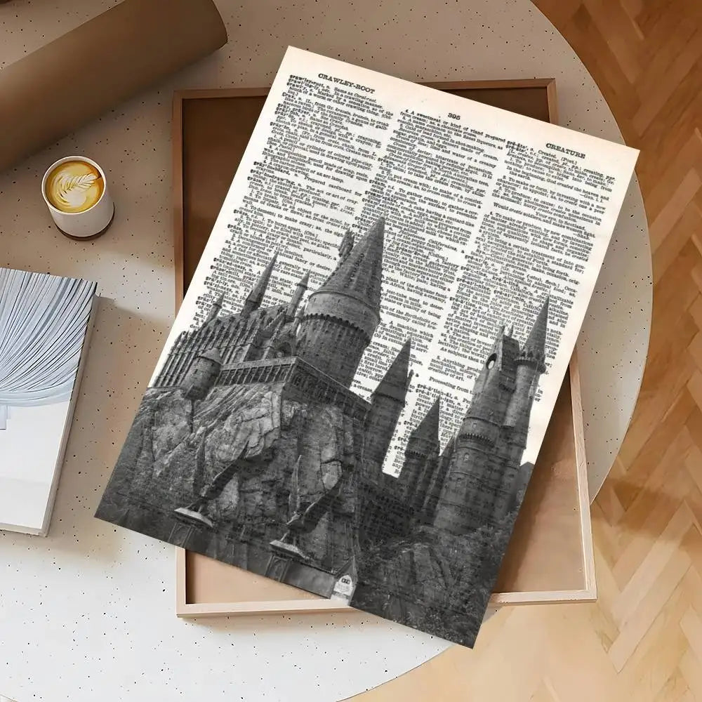 Premium Harry Potter Poster - Waterproof Self-Adhesive Wall Mural Art