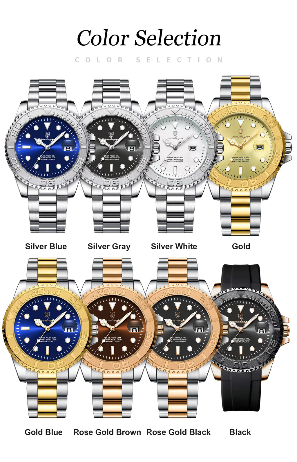 Luxury Military Men's Watch - Waterproof & Luminous