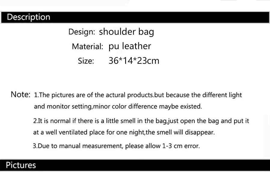 Elegant Women Shoulder Bag - Large Capacity Soft PU