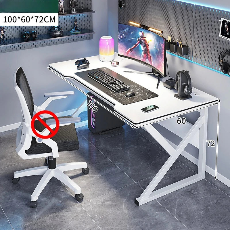 Premium Standing Computer Desk - Ergonomic Steel Frame Design