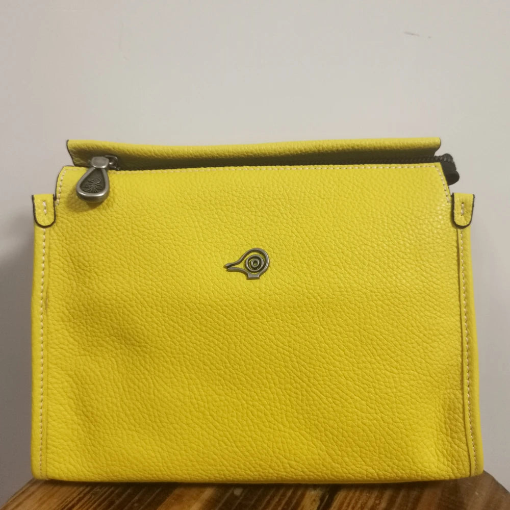 Premium Leather Crossbody Bag - Soft Shoulder Handbag