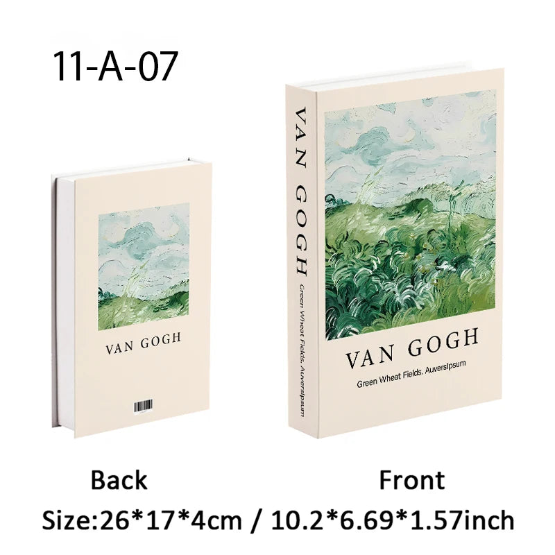 Elegant Luxury Decorative Books - Van Gogh Monet Picasso Series