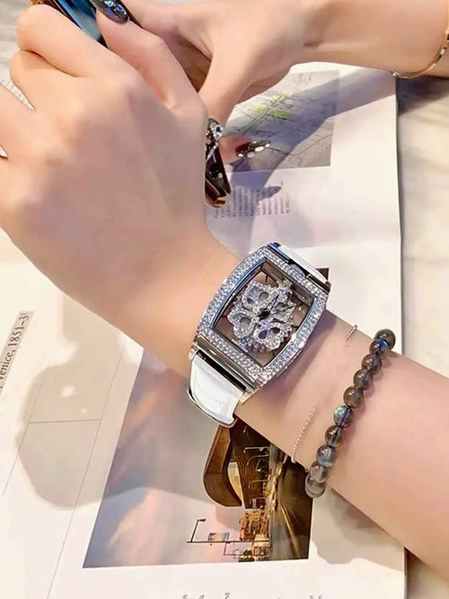 Elegant Luxury Women's Quartz Watch - Diamond Accented