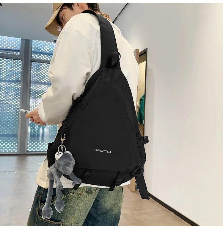 Premium Men's Chest Bag - Multi-Functional & Large Capacity