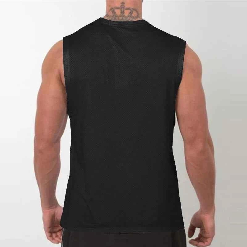 Premium Mens Muscle Tank Top - Breathable Athletic Vest