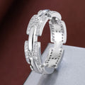 Elegant H Letter Ring - Premium Zirconia Women's Jewelry