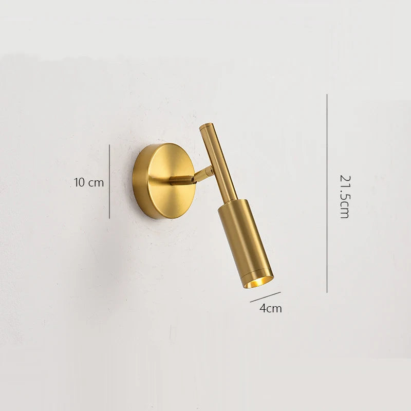 Elegant Rotatable Sconce Light - Metal Body LED Lamp