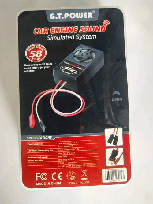 Advanced RC Engine Sound System - 58 Built-in Audio Effects