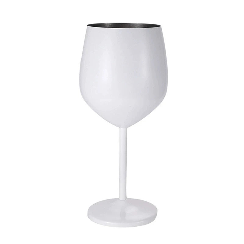 Premium Stainless Steel Champagne Glass - Unbreakable European Goblet