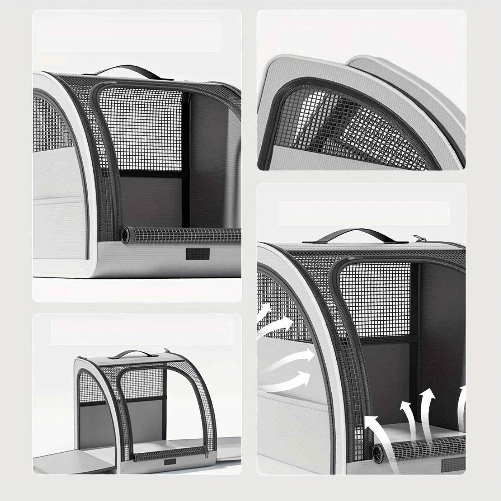 Pet Car Bed for Dogs Cats - Travel Vehicle Accessory, Portable Pet Seat for Car Ride