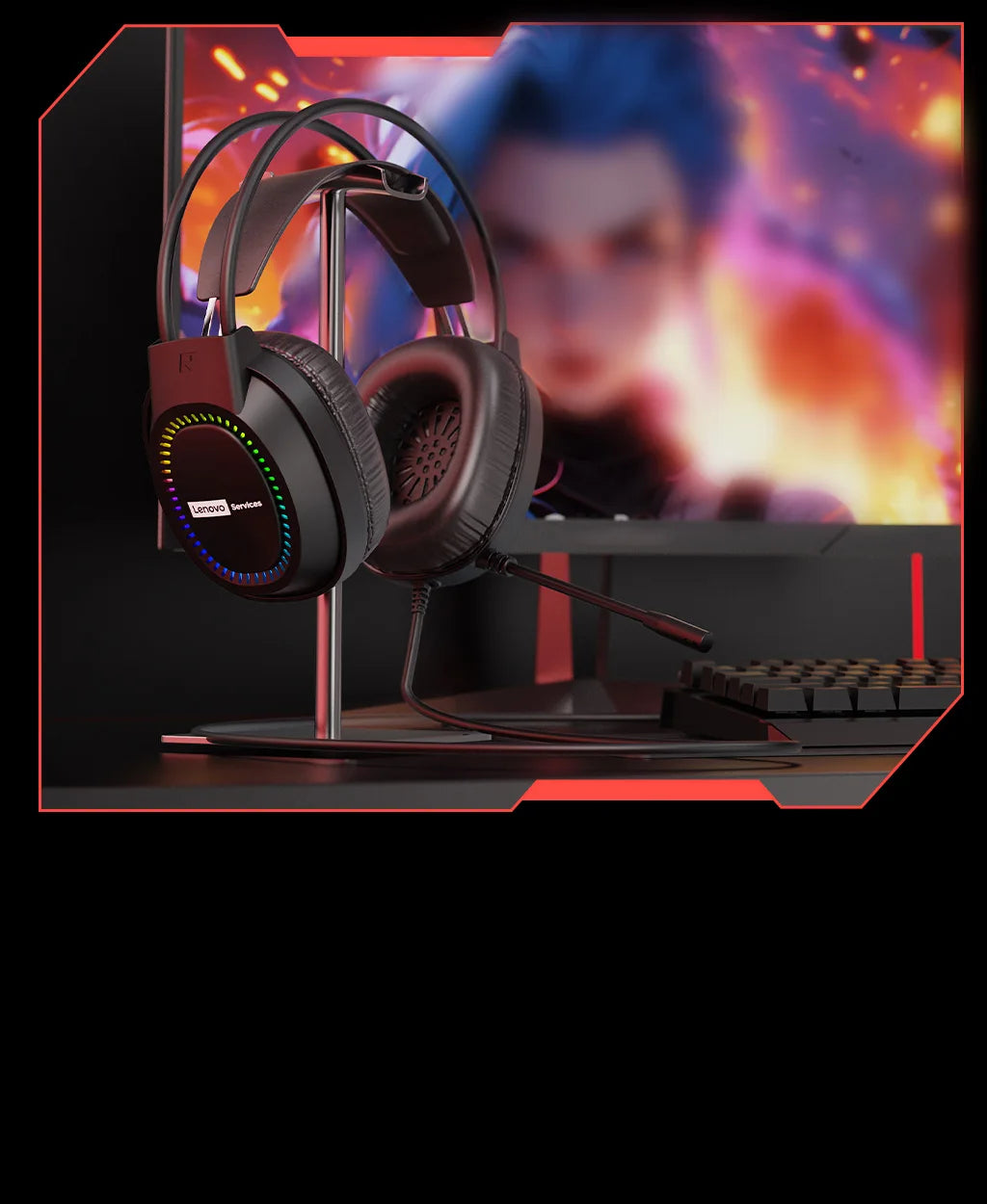 Premium RGB Gaming Headphones with Noise-Cancelling Microphone
