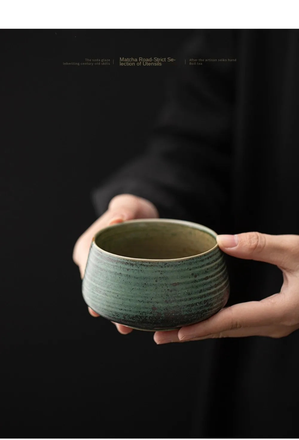 Premium Ceramic Matcha Bowl - Smooth Large Capacity