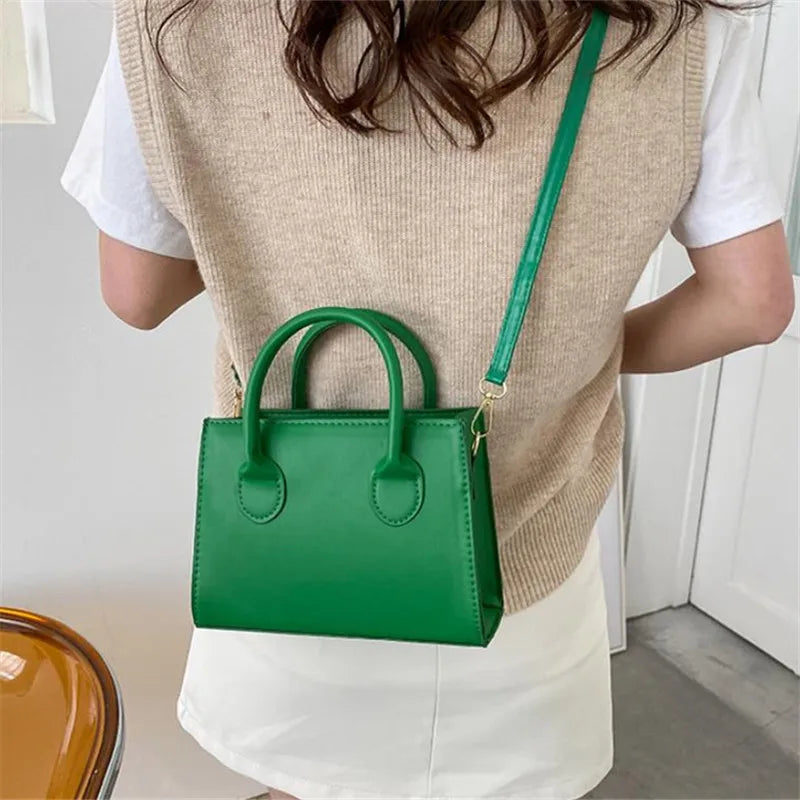 Elegant Mini Crossbody Bag - Chic Top Handle Design