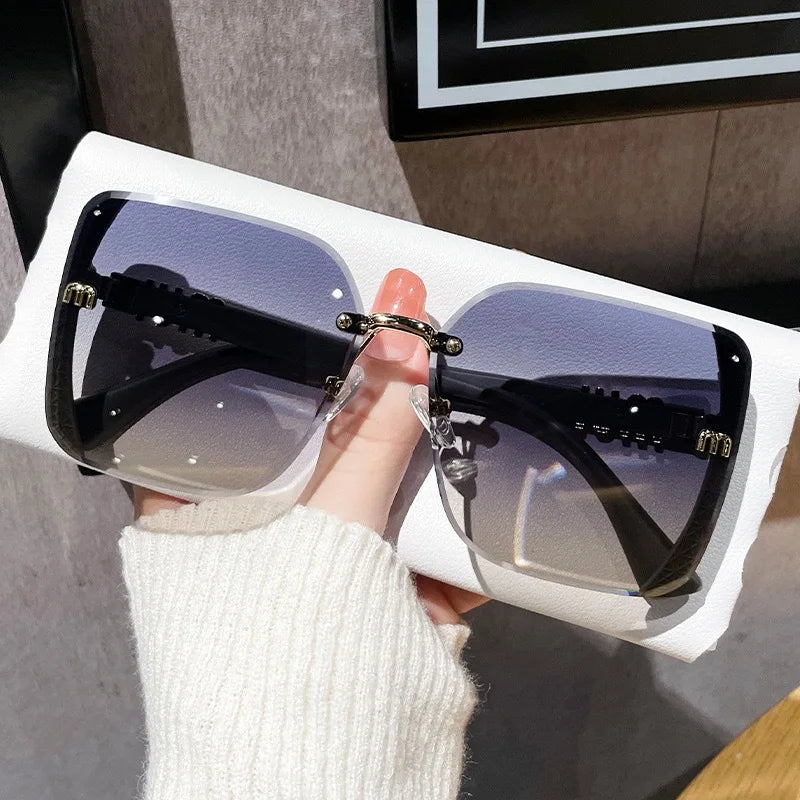 Luxury Square Sunglasses for Women - Vintage Trendy UV Protection