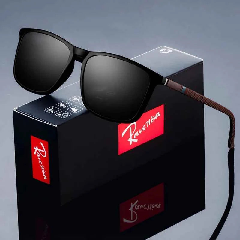 Designer Square Polarized Sunglasses - UV400 Driving Eyewear