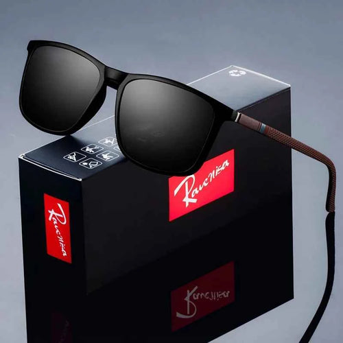Designer Square Polarized Sunglasses - UV400 Driving Eyewear