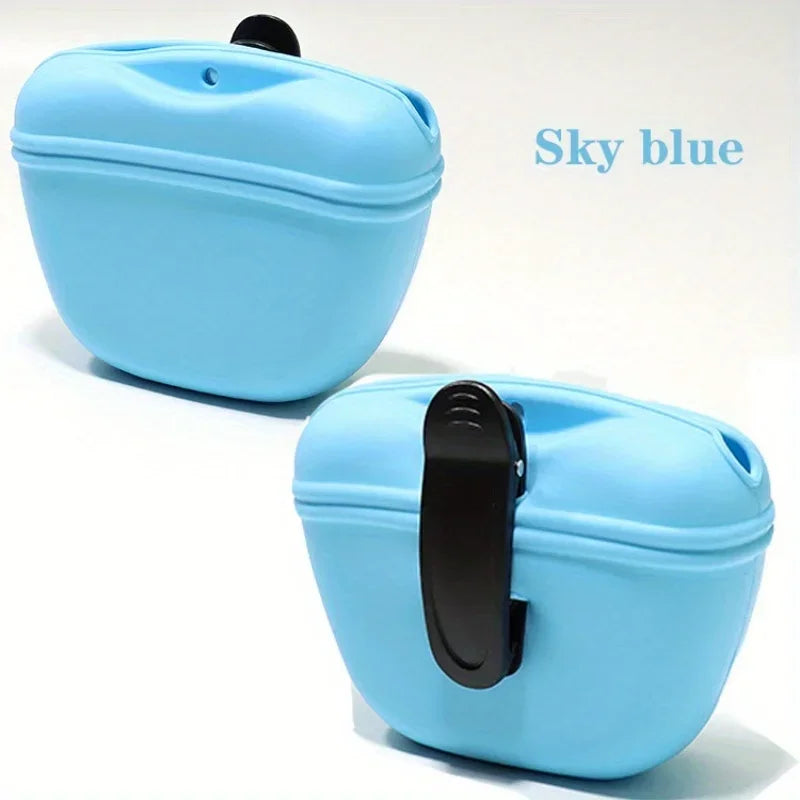 Premium Silicone Dog Treat Pouch - Portable Training Bag