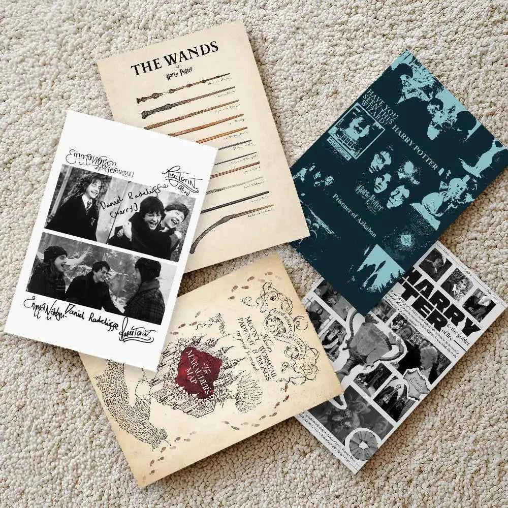 Premium Harry Potter Poster - Waterproof Self-Adhesive Wall Mural Art