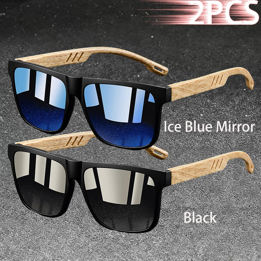 Vintage Square Sunglasses - UV400 Designer Eyewear