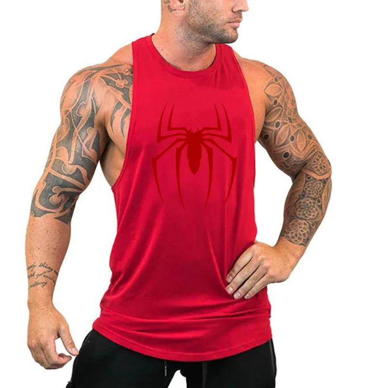 Breathable Men's Running Tank Top - Cotton Gym Sleeveless Shirt