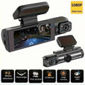 Dual Camera Dash Cam 1080P - IR Night Vision & Wide Angle DVR