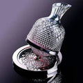 Premium Crystal Glass 360 Rotating Wine Decanter - 1500ml