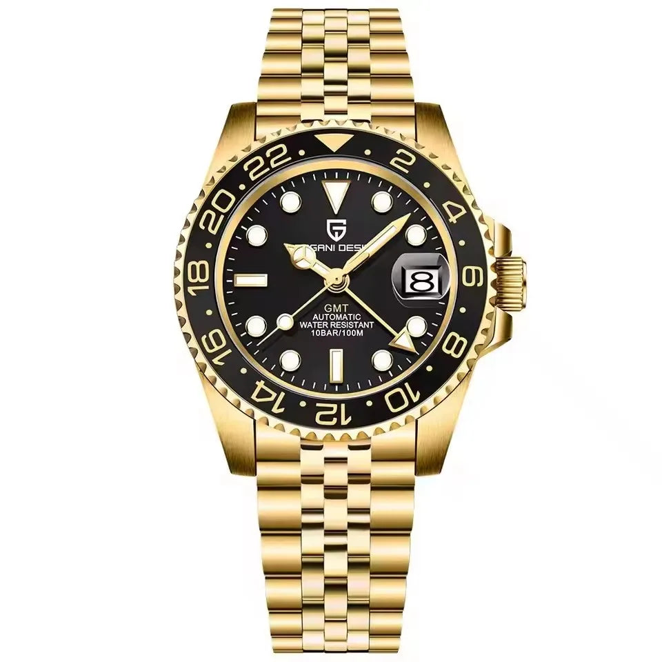 Luxury Automatic Mechanical Watch - Sapphire & Stainless Steel