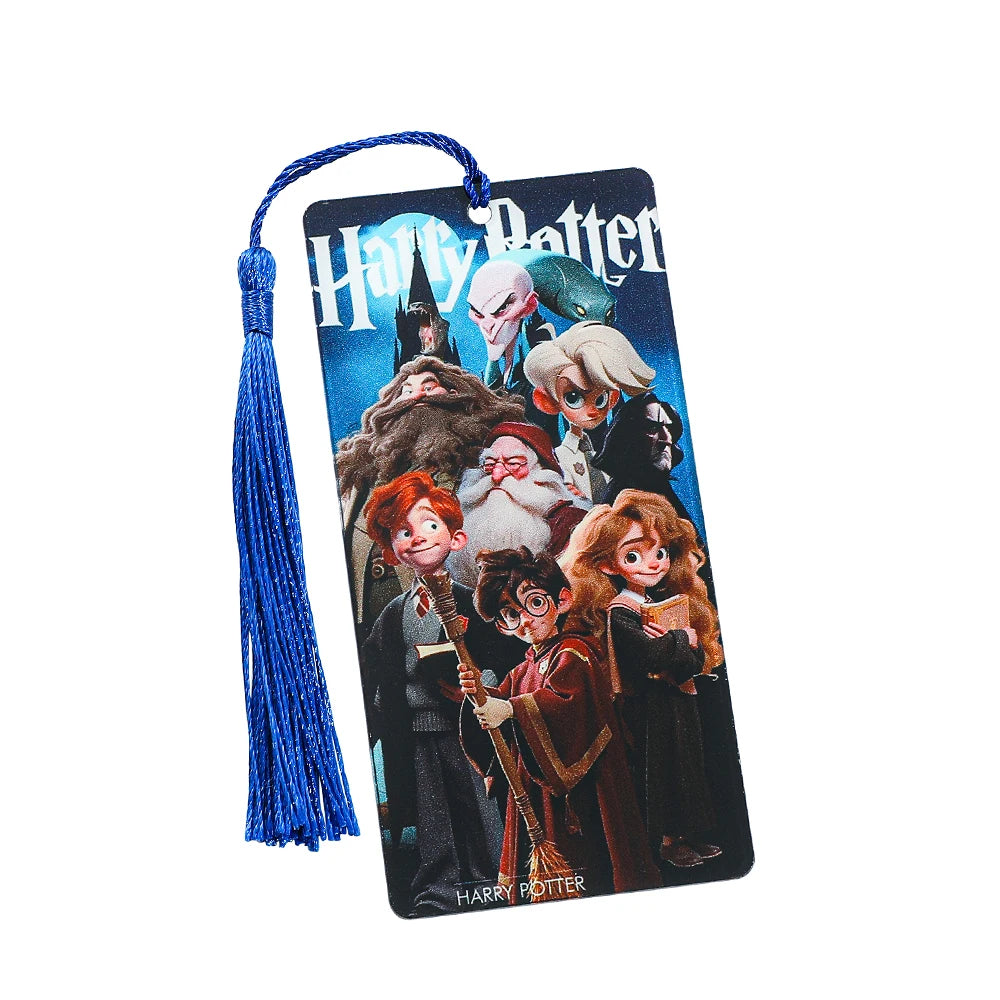 Harry Potter Deathly Hallows Bookmark - Premium Black & White Page Marker