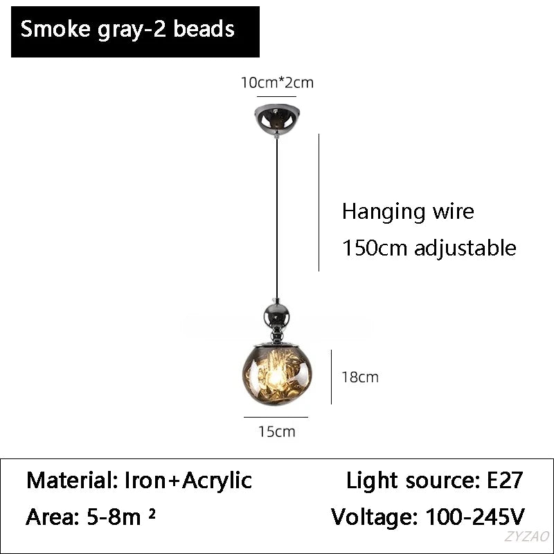 Modern Luxury Pendant Light Fixture - Elegant Suspension Design
