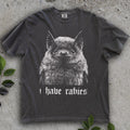 Y2K Retro Bat Pattern T-Shirt - Premium Black Graphic Tee