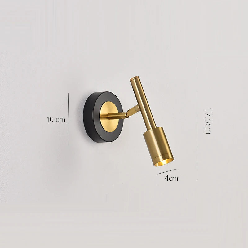 Elegant Rotatable Sconce Light - Metal Body LED Lamp