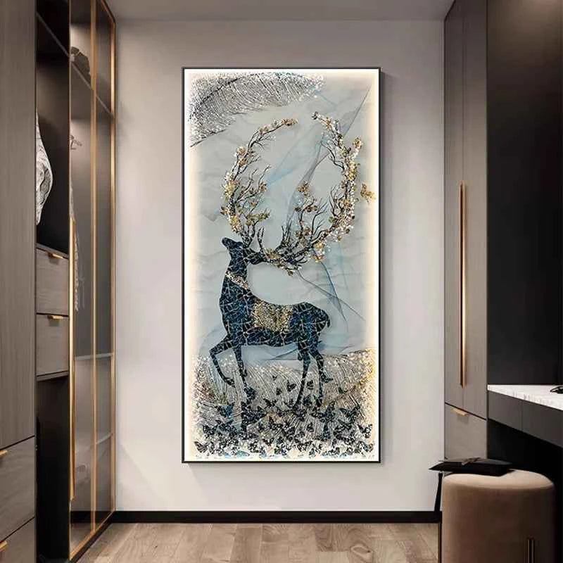 Luxury European LED Wall Painting - Illuminated Art Decor