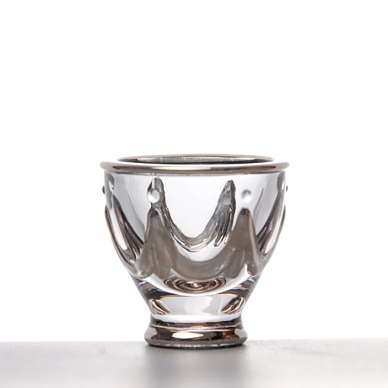 Elegant Luxury Crystal Shot Glass - Hand-Painted 10ml