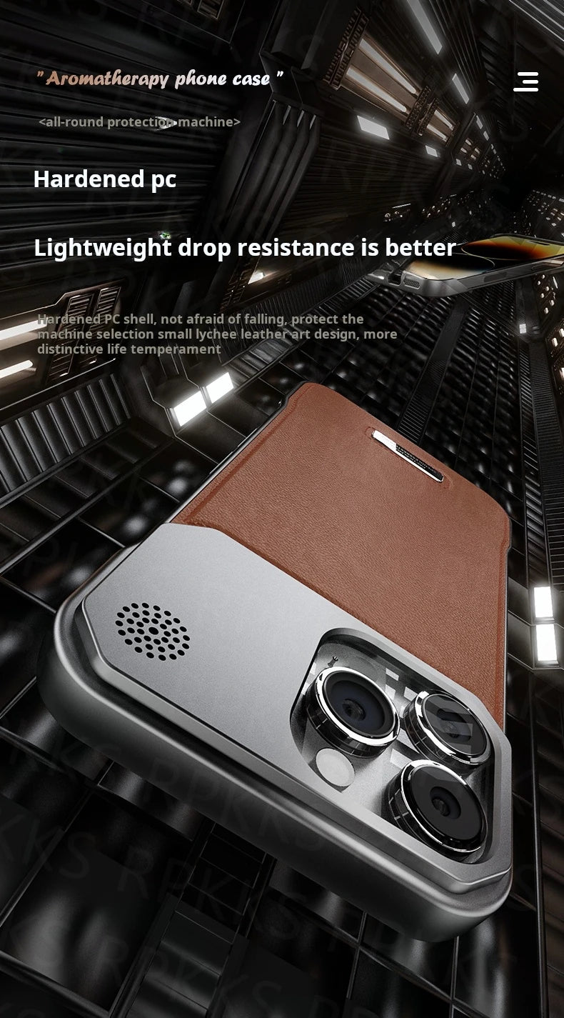 Premium iPhone Leather Case Magsafe - Magnetic & Frameless Armor