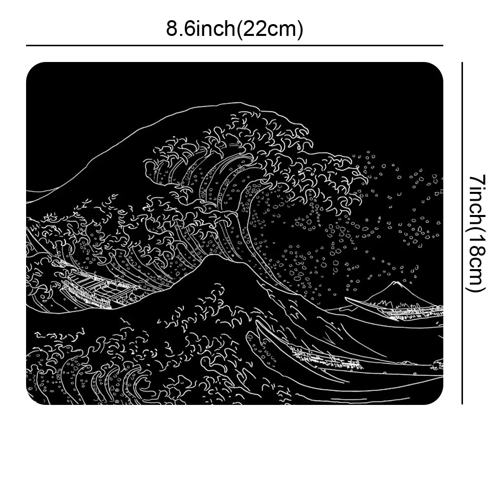 Premium Large Gaming Mouse Pad – Stitched Edges & Non-Slip Base