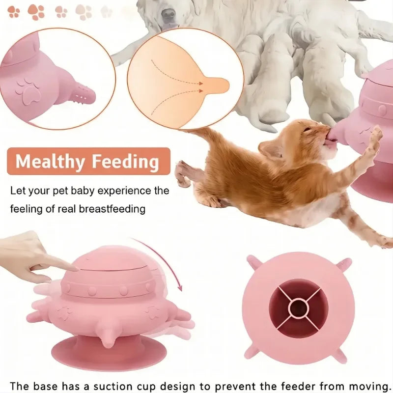 Premium Silicone Puppy Feeder - Multifunctional Pet Bottle
