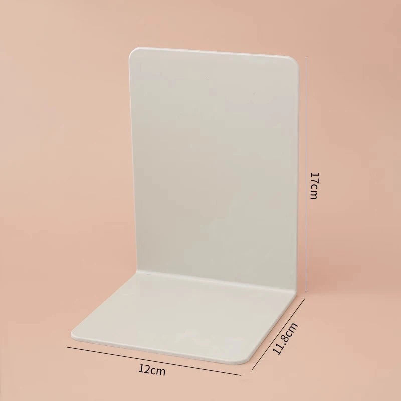 Elegant L-Shaped Desk Bookends - Durable Display Stand