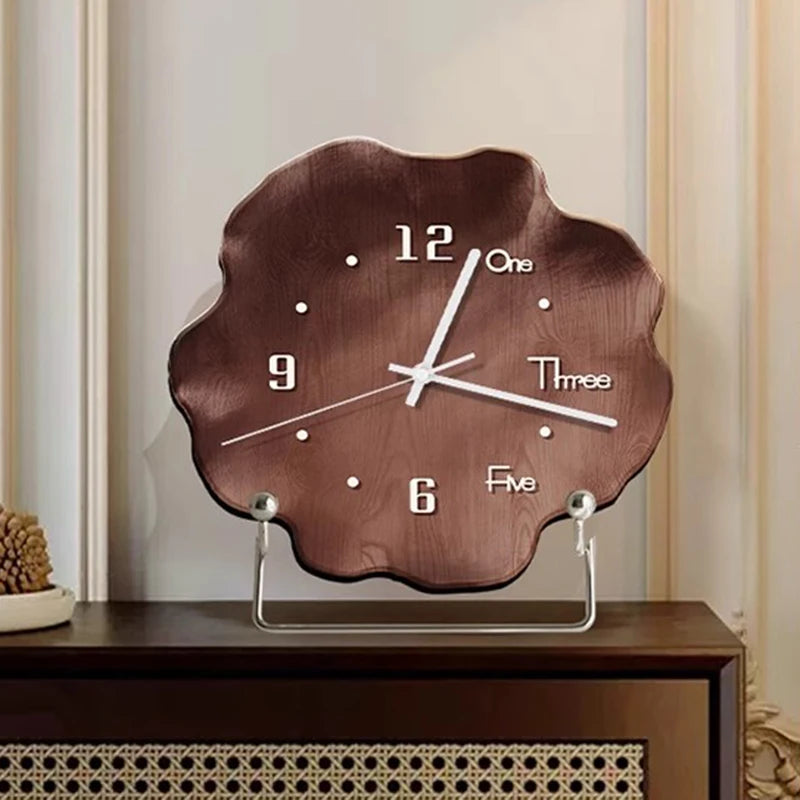 Premium Modern Silent Desk Clock - Nordic Interior Luxury