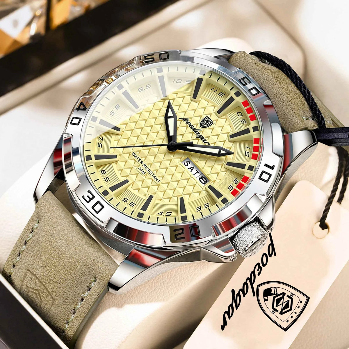 Luxury Mens Quartz Watch - Waterproof Business Wristwatch