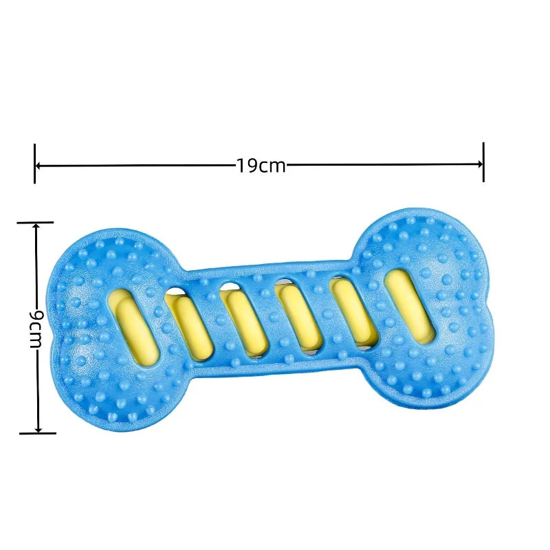 Premium Dog Chew Toy - Dental Cleaning & Leaky Treat Function
