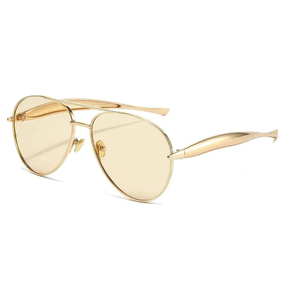 Luxury Pilot Aviation Sunglasses - UV400 Designer Eyewear