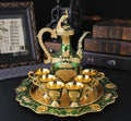 Elegant European Metal Wine Set - Retro Home Decor