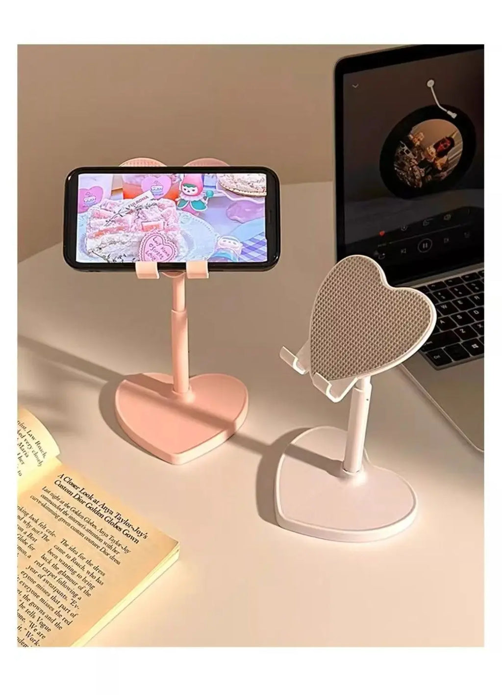 Premium Adjustable Phone Stand - Extendable Tablet Holder